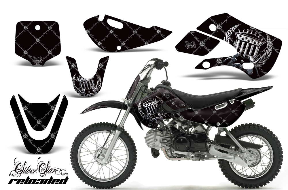 Kawasaki KLX 110 KX 65 00-09 NP Graphic Kit SSR CHB